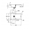 Кухненска мивка гранит с отцедник GROHE K500, сив мат - цена: 579.00лв.